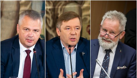 Vigilijus Jukna, Ramūnas Karbauskis ir Algirdas Sysas