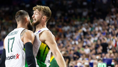 Jonas Valančiūnas ir Domantas Sabonis