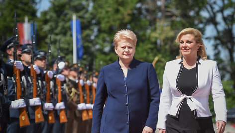 Prezidentė susitinka su naująja Kroatijos Prezidente Kolinda Grabar-Kitarovič