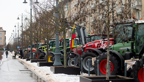 Vilniuje prasidėjo žemdirbių mitingas