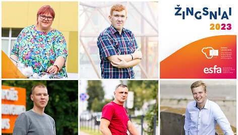 Daugiausiai skaitytojų simpatijų sulaukusių &bdquo;Žingsnių&ldquo; istorijų dalyviai