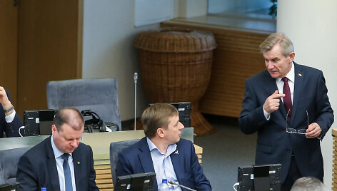 Saulius Skvernelis, Ramūnas Karbauskis, Viktoras Pranckietis