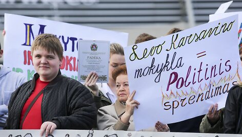 Levo Karsavino mokyklos piketas