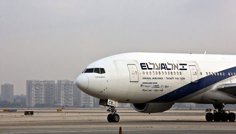 „El Al“ avialinijų lėktuvas Ben Guriono tarptautiniame oro uoste