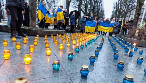Akcija &bdquo;Uždek žvakutę žuvusiems Ukrainos laisvės gynėjams&ldquo;