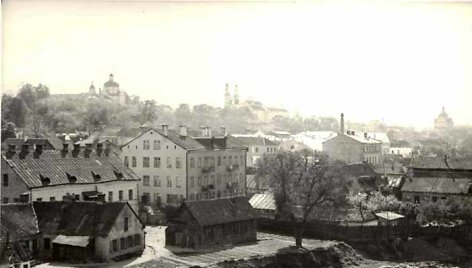 Vilniaus Pohuliankos (dabar J.Basanavičiaus) gatvė 1930 metais