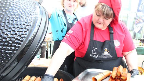 Lietuvos barbekiu kepimo asociacijos narė Galina Bov&scaron;evič.