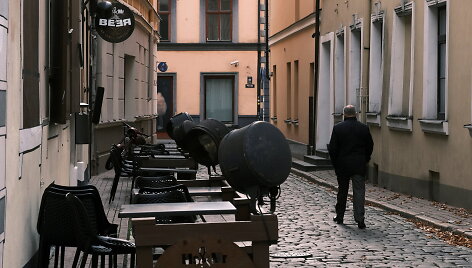 I&scaron;tu&scaron;tėjusi Ryga per pandemiją