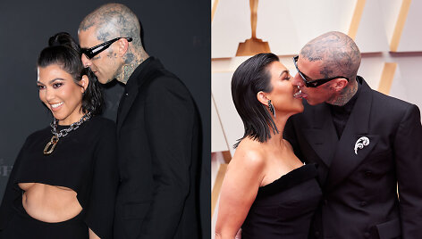 Kourtney Kardashian su mylimuoju Travisu Barkeriu