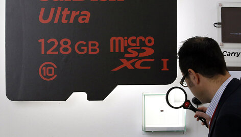 ScanDisc microSD kortelė (asociatyvi nuotr.)