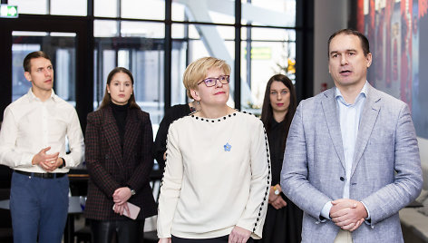 Ingrida Šimonytė pristatė savo komandą Prezidento rinkimuose