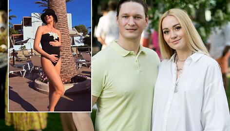 Rūta Elžbieta Mazurevičiūtė-Pitkauskienė su vyru Mantu