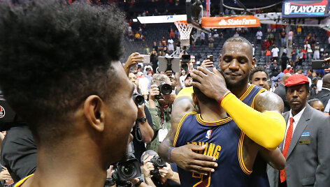 LeBronas Jamesas ir Kyrie Irvingas