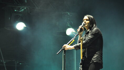 Grupė &bdquo;Placebo&ldquo; / Festivalis &bdquo;Positivus 2015&ldquo; / Pauliaus Krampo nuotr.