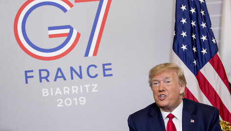 D.Trumpas G-7 susitikime Prancūzijoje