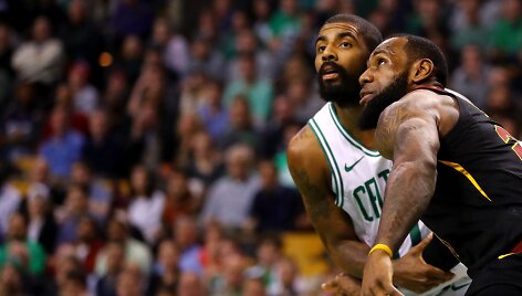 Kyrie Irvingas ir LeBronas Jamesas