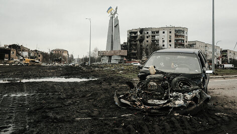 Karas Ukrainoje. Borodianka