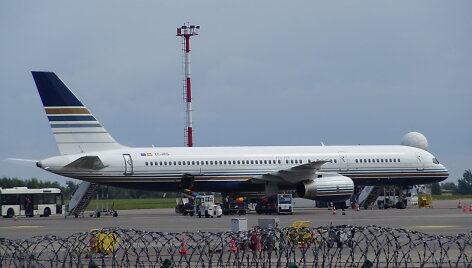 Lėktuvas &bdquo;Boeing 757&ldquo; Vilniaus oro uoste rugpjūčio 15-ąją