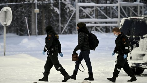 Migrantas Suomijos pasienyje