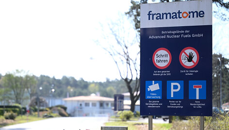 &bdquo;Framatome"&ldquo; informacinė lenta