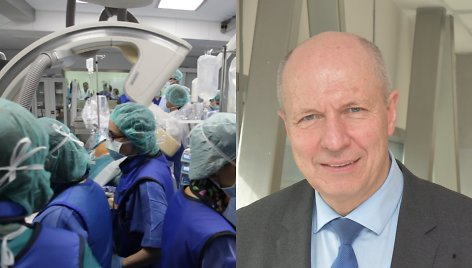 Santaros klinikos ir jų vadovas prof. Feliksas Jankevičius