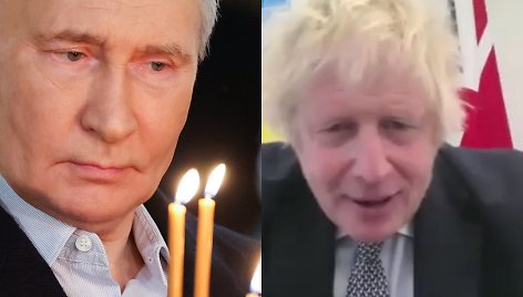 Vladimiras Putinas ir Borisas Johnsonas