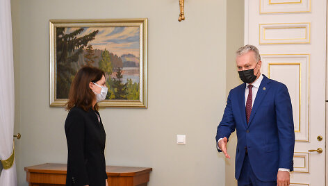 Prezidentas susitinka su kandidate į socialinės apsaugos ir darbo ministres Monika Navickiene
