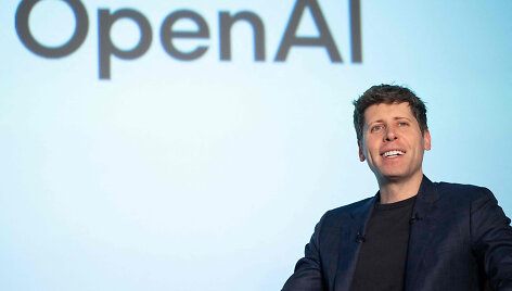 &bdquo;OpenAI&ldquo; generalinis direktorius Samas Altmanas / YUICHI YAMAZAKI / AFP