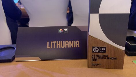 FIBA apdovanojimas