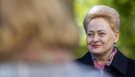 Dalia Grybauskaitė balsavo Prezidento rinkimuose ir referendume