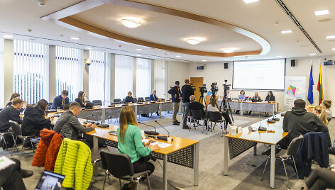 Lietuvos banke vyko spaudos konferencija apie gyventojų finansinį ra&scaron;tingumą. 