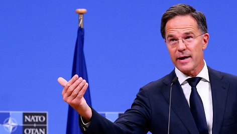 M. Rutte / JOHN THYS / AFP