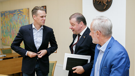 Gabrielius Landsbergis ir Saulius Skvernelis
