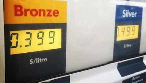 &bdquo;Shell&ldquo; degalų kainos spalio 8-ąją