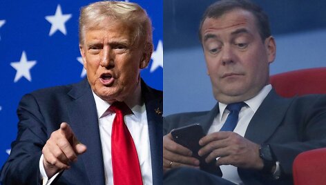 Donaldas Trumpas, Dmitrijus Medvedevas
