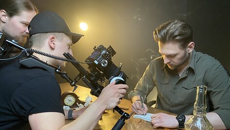 Jurijaus Veklenko klipo &bdquo;Apie Ją&ldquo; filmavimas