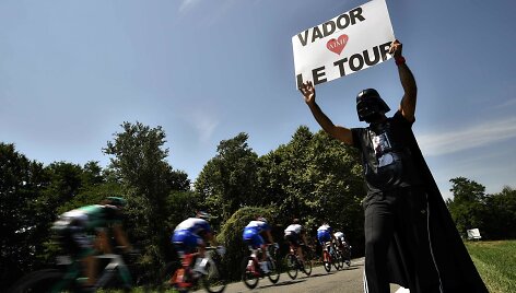 &bdquo;Tour de France&ldquo; lenktynių sirgaliai.