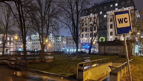 Vie&scaron;asis tualetas V.Kudirkos aik&scaron;tėje