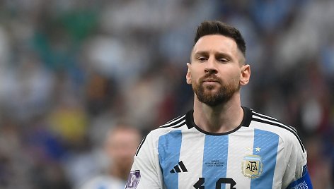 Pasaulio čempionato finalas: Argentina – Prancūzija. Lionelis Messi
