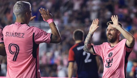Luisas Suarezas ir Lionelis Messi
