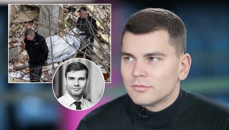 &Scaron;arūnas Stepukonis (kairėje) ir Rolandas Mackevičius, Delfi fotografo padaryta nuotrauka panaudota melagienai