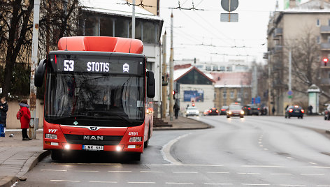 Vilniuje – viešojo transporto vairuotojų streikas