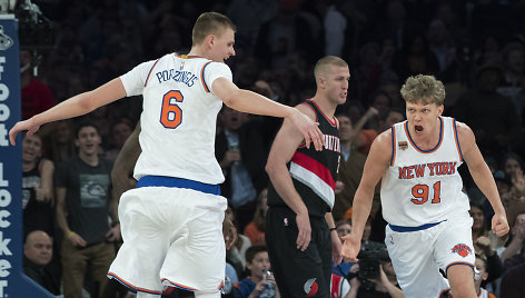 Mindaugas Kuzminskas ir Kristapas Porzingis