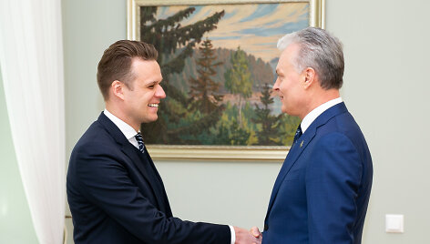 Gabrielius Landsbergis ir Gitanas Nausėda