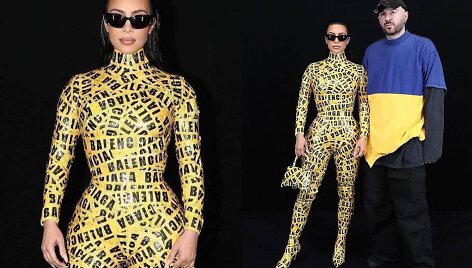 Kim Kardashian ir Demna Gvasalia / &bdquo;Instagram&ldquo; nuotr.

