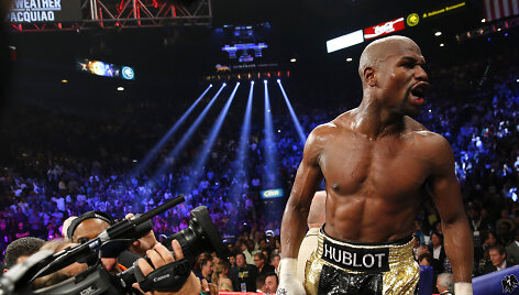 Floydas Mayweatheris prie&scaron; Manny Pacquiao