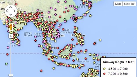 Žemėlapis, kur galėjo nusileisti „Malaysian Airlines“ lėktuvas