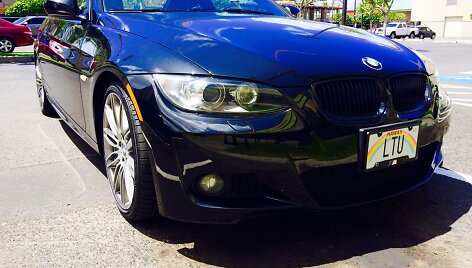 I&scaron;skirtiniai Arvydo i&scaron; Havajų BMW numeriai