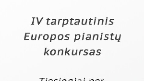 Europos pianistų konkursas
