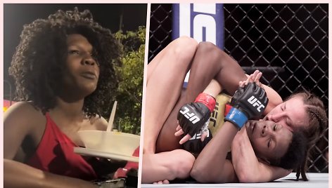 Eduarda „Cowboyzinha“ Santana debiutavo UFC ringe 2019 metais, bet nuo tada jos gyvenimas nudardėjo nuo bėgių.